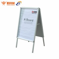 Outdoor advertising aluminum frame lamp post led light box sign display